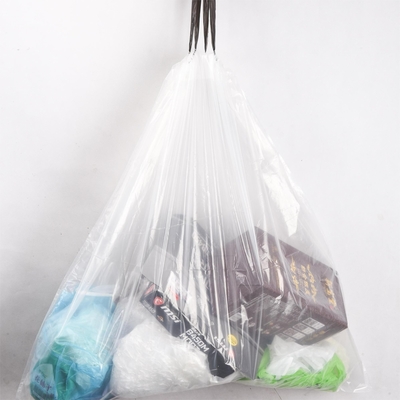 5-50 マイクロン厚さ PE 透明なゴミ包装のためのプラスチック製の引き出し筋ゴミ袋ロール