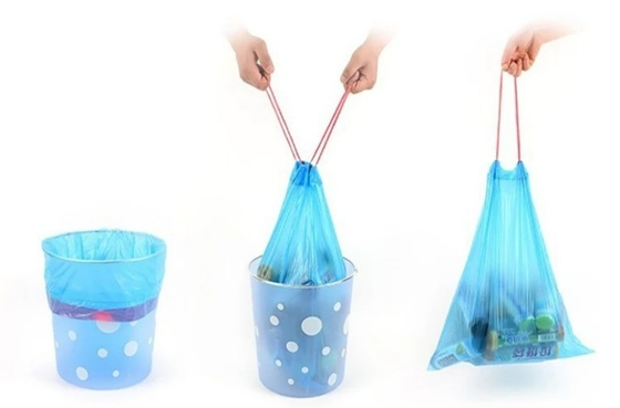 プレスプレス 表面 処理 プラスチック 高台 キッチン ドローストリング ゴミ箱 ゴミ袋 ロール