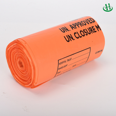 1 トン オーダーメイド ロゴ メディカル ラインナー バッグ 直接 イエロー セキュリティ HDPE 受け入れ バッグ CN SHN