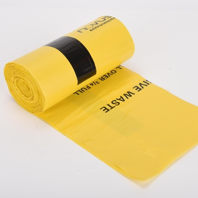 1 トン オーダーメイド ロゴ メディカル ラインナー バッグ 直接 イエロー セキュリティ HDPE 受け入れ バッグ CN SHN