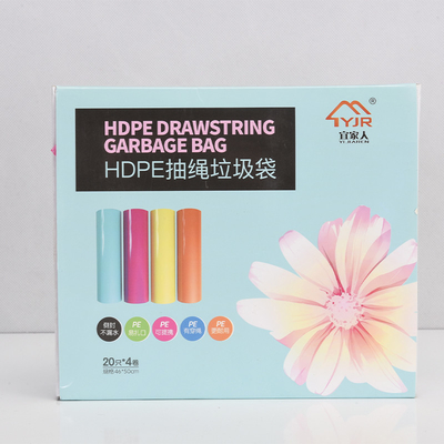 カスタムオーダー 家庭用品用 ローリングの青いプラスチックのゴミ袋