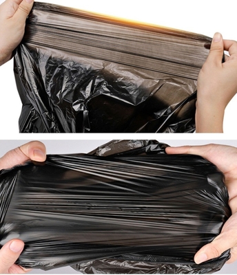 環境に優しい HDPE ハンドルゴミ袋 持続可能な責任ある廃棄物処理
