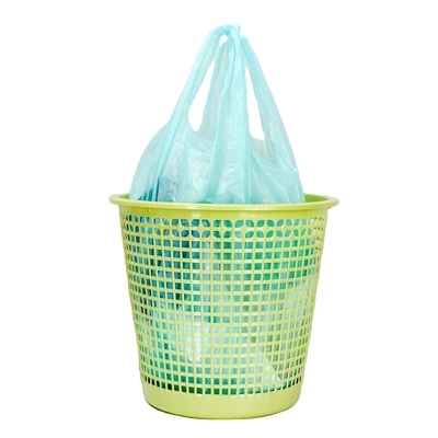 Tシャツハンドル HDPE/LDPE素材構造のためのロール上のプラスチックゴミ袋