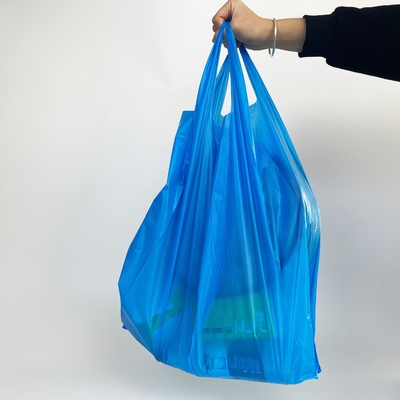 Tシャツハンドル HDPE/LDPE素材構造のためのロール上のプラスチックゴミ袋