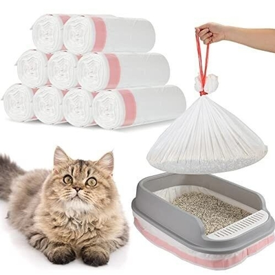 カスタマイズされた厚さ猫の糞袋 便利で可愛いペット廃棄物処分用品