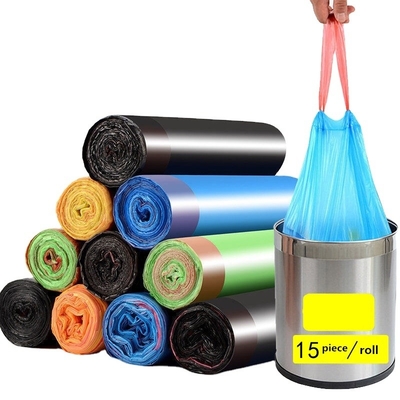 家庭用 持ち運び可能 引引糸 キッチン 自動閉じる プラスチック袋 工業用 HDPE