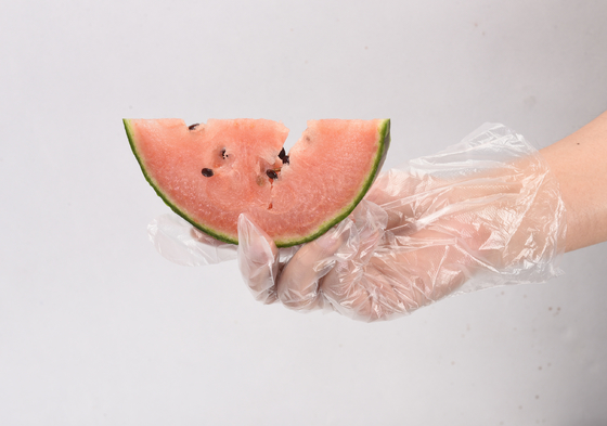 オーダーメイド サイズ キッチン用 食品処理用 プラスチック手袋 冬用