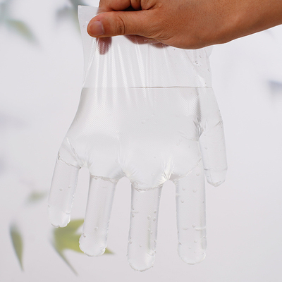 冬の厚い清掃用の透明PEプラスチック使い捨ての家用食器用手袋