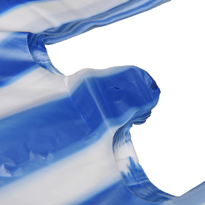 スーパーマーケット HDPE 引き紐 黒色 プラスチック セキュリティ スクエア ダウン バッグ