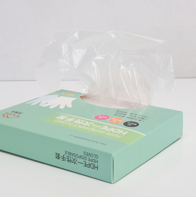 食品処理 オカシオン 選択 PE プラスチック HDPE 透明の使い捨て手袋