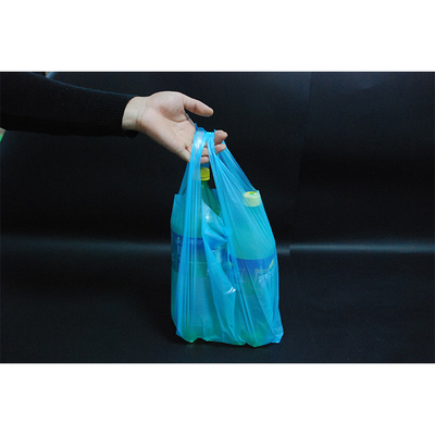 スーパーマーケットやショッピング用プラスチックTシャツ袋 環境に優しい素材