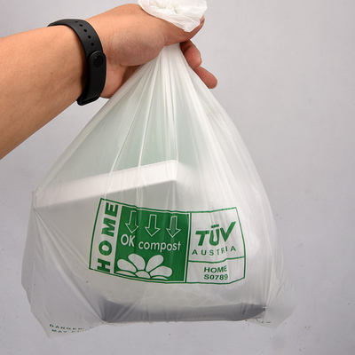 40% バイオソース素材構造 新しく設計された生物分解性のあるPVCショッピングバッグ