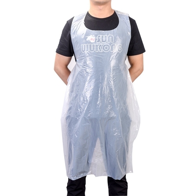 便利な清掃 防水 汚れ 耐える プラスチック エプロン オーダーメイド ロゴ