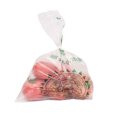 HDPE/LDPE/LLDPE素材 スーパーマーケットでの家庭用食品のための便利性プラスチック袋