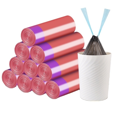 家庭用キッチン廃棄物処理用 HDPE 引線式ゴミ袋