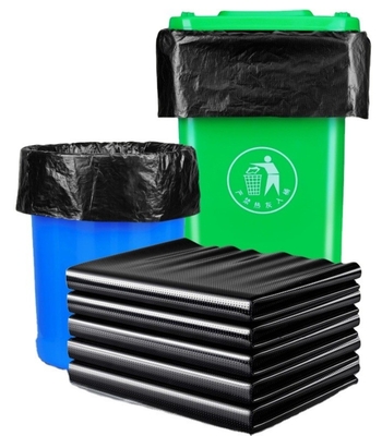 簡単 に 処分 さ れ 安全 性 厚い 素材 を 備えた 大型 の 平口 の 使い捨て プラスチック の バッグ