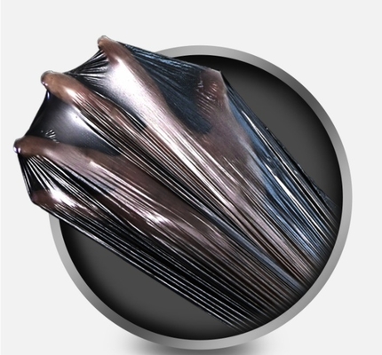 黒いHDPE/LDPE/LLDPE 強い星で封印されたゴミ袋