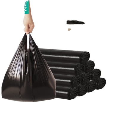 試料 HDPE/LDPE/LLDPE パーソナライズ ブラック プラスチック ゴミ袋 重荷 大ゴミ袋