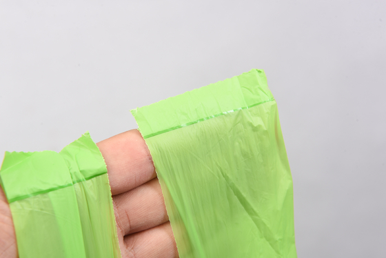 緑色 40% バイオソース素材 構造 カスタム 食料品 プラスチックの再利用可能な買い物袋