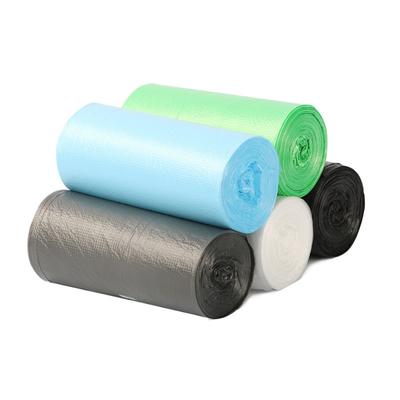 家庭用およびオフィス用廃棄物 HDPE/LDPE/LLDPE 厚い使い捨ての平口ゴミ袋