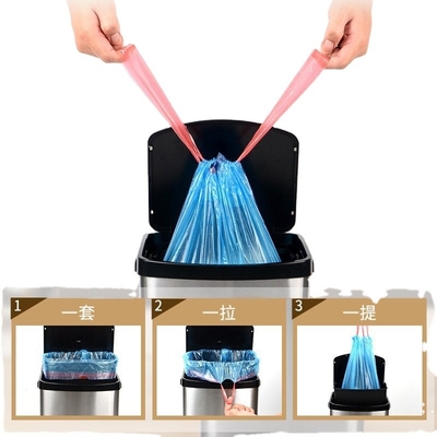 カスタマイズされたロゴ 引き継ぎのプラスチックゴミ袋は家庭やオフィス用のロールで受け入れられます