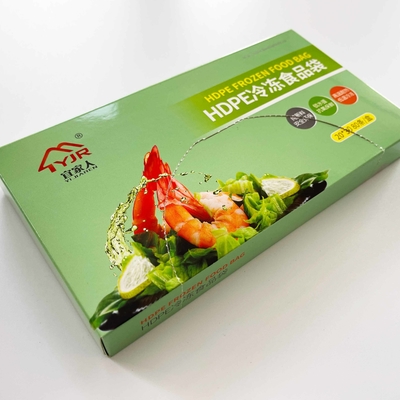 100% ヴァージン HDPE 野菜 果物 フラット バッグ ロール 厚さ 5〜50 マイク 散装 梱包