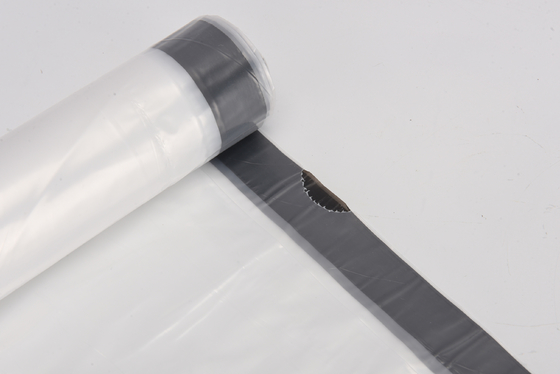 HDPE LDPE MDPE スクエアボトムバッグ オフィス家用 ポータブル 自動閉塞 引き弦 プラスチックバッグ