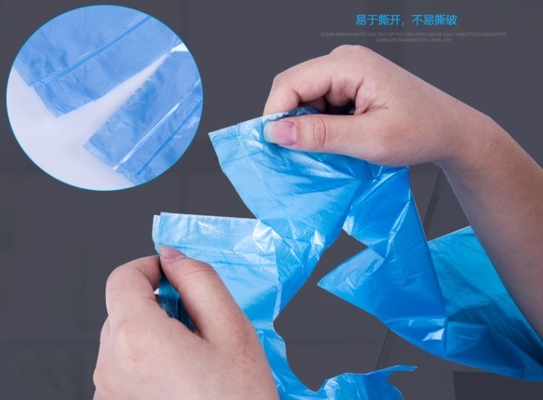 キッチンゴミの分類のための自律閉付ポータブルプラスチック袋