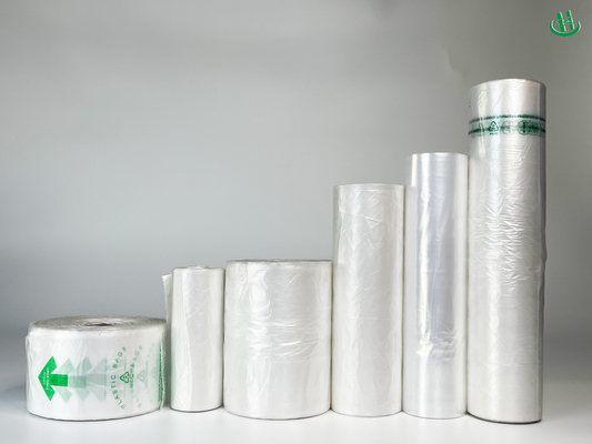 厚いプラスチック袋 家庭用 5-100 マイクロ 厚さ 4 色ウェスト ゴミの分類
