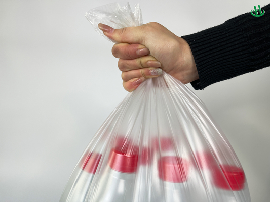 厚いプラスチック袋 家庭用 5-100 マイクロ 厚さ 4 色ウェスト ゴミの分類