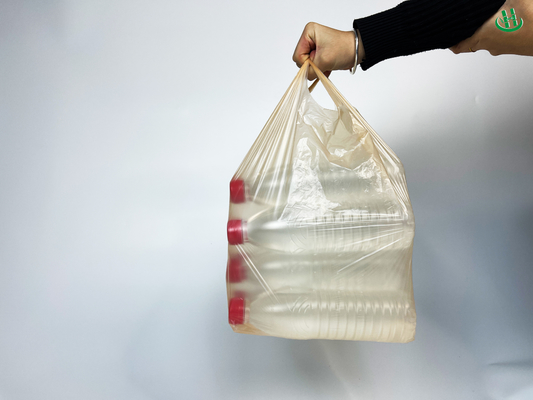 果物や野菜のための透気孔付き袋 白い透明な厚いプラスチック袋