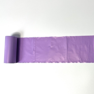 オフセット印刷 表面処理 ベージュ色のゴミ箱用のロール上のLDPEプラスチックゴミ袋