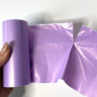 オフセット印刷 表面処理 ベージュ色のゴミ箱用のロール上のLDPEプラスチックゴミ袋