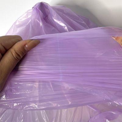 オフセット印刷 表面処理 ベージュ色のゴミ箱用のロール上のLDPEプラスチックゴミ袋
