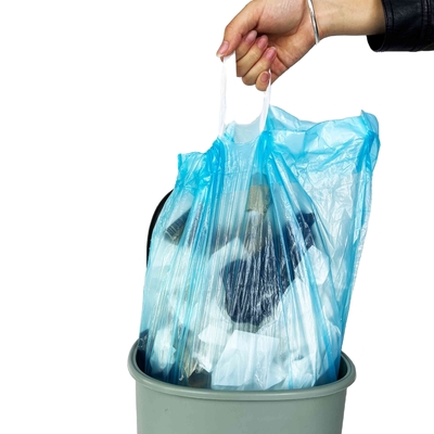 オフセット印刷 カスタムオーダー 2023 降解可能な引線ゴミ袋 プラスチックゴミ袋