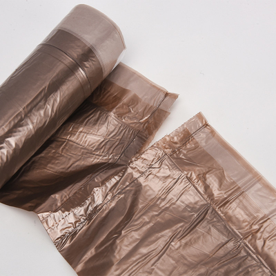 HDPE プラスチック製 引き継ぎ用ロープ付きゴミ袋 オーダーメイド受付
