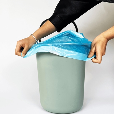 スクウェア・ボトム・バッグ ドローストリング キッチン用ゴミ袋 廃棄物 PE 生物分解性プラスチック袋