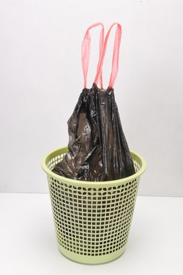 HDPE プラスチック製 引き継ぎ用ロープ付きゴミ袋 オーダーメイド受付
