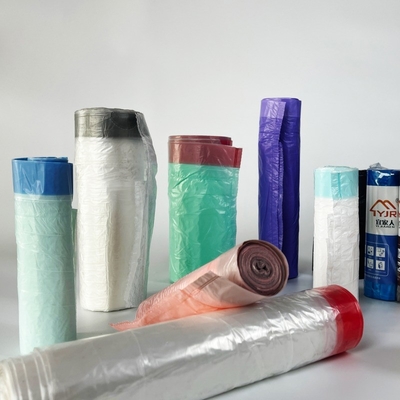 個別に折りたたまれた HDPE プラスチックゴミ袋 ローリングでカスタム注文で