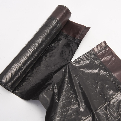 カスタムオーダー 受付 家用ブルー プラスチックロール ゴミ袋 引線 引線