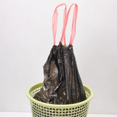 カスタムオーダー 受付 家用ブルー プラスチックロール ゴミ袋 引線 引線