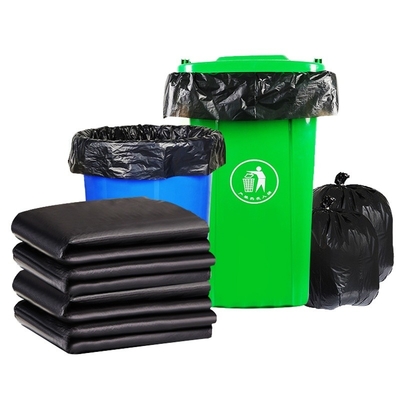 パーソナルサイズ 個別折りたたみ HDPE プラスチック 清掃業者 梱包 ゴミ袋