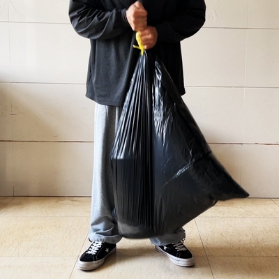 5-50mic 厚さ カスタムオーダー プラスチック 黒 廃棄物 廃棄物 廃棄物 梱包袋