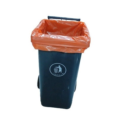 ベージュ 100L プラスチック ブラック リサイクルゴミ袋 ロール 55 ガロン オフセット印刷