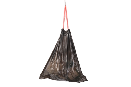 ベージュ 100L プラスチック ブラック リサイクルゴミ袋 ロール 55 ガロン オフセット印刷