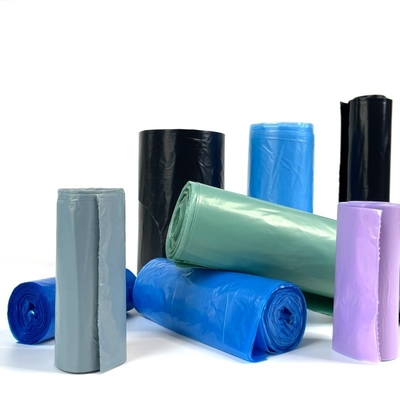 HDPE/LDPE/LLDPE 生物分解性ブルーゴミ袋ロール 注文は直接受け付けます