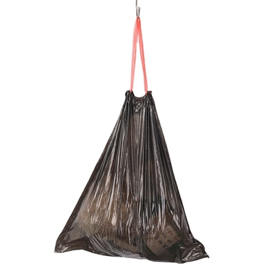 HDPE/LDPE 13 ガロンの生物分解可能なゴミ袋 ローリングでベージュ色 LLDPE素材