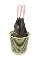 HDPE/LDPE 13 ガロンの生物分解可能なゴミ袋 ローリングでベージュ色 LLDPE素材