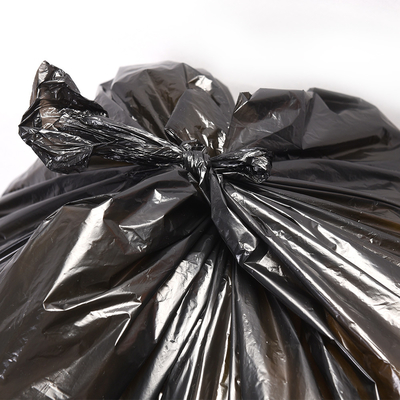ベージュPE プラスチック HDPE/LDPE フラップネクタイ ゴミ袋 直接カスタムブランド