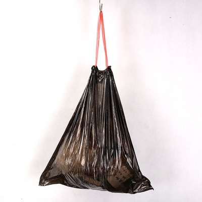 キッチンで持ち運び可能なゴミ収集用の厚い引き出し弦の家用プラスチック袋